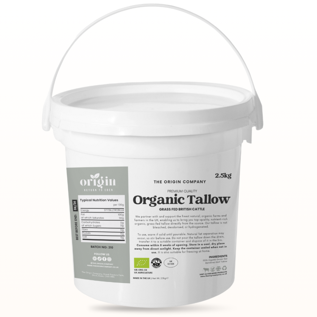 2.5kg Organic Grass-Fed Beef Tallow