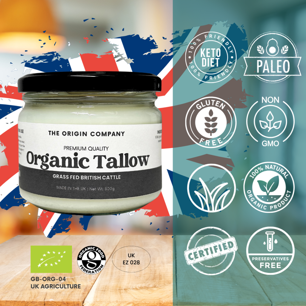 300g Organic Grass-Fed Beef Tallow