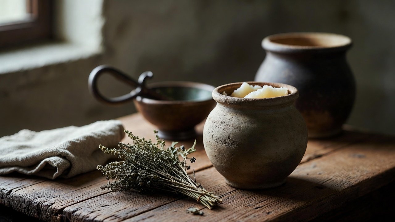 Traditional skincare practices using tallow