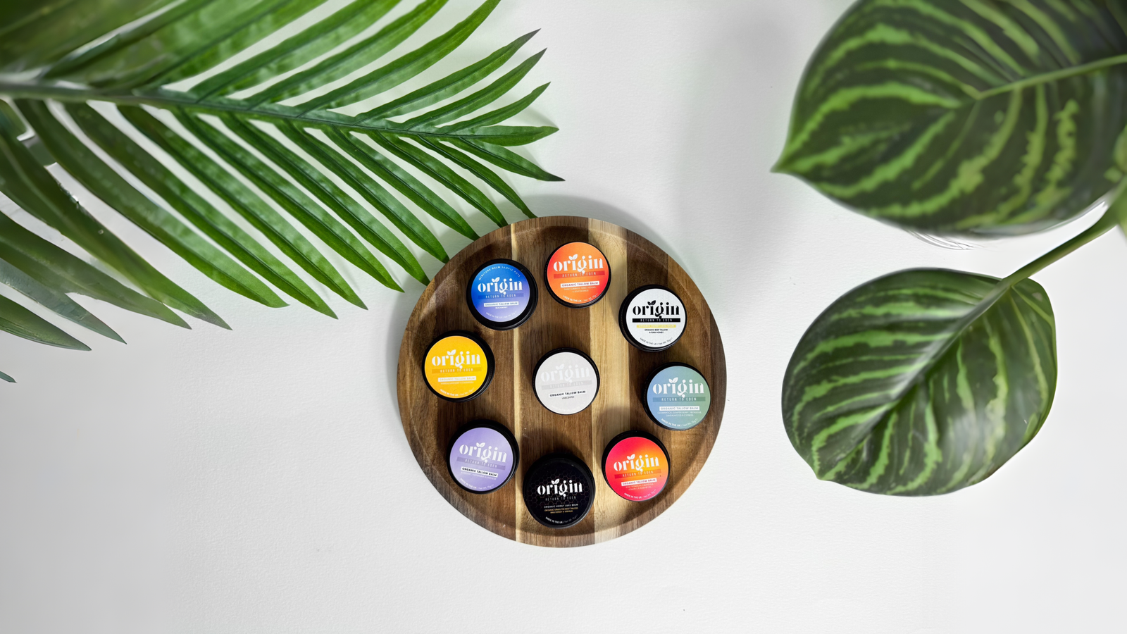 Laptop showing skincare reviews alongside natural tallow balm texture comparison samples