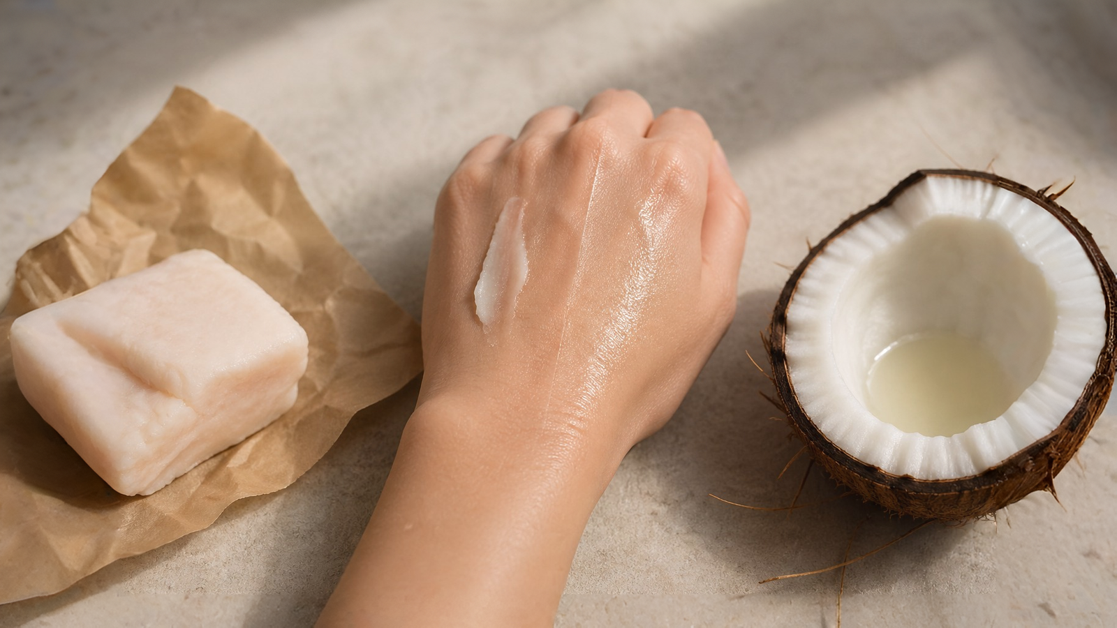 Tallow balm and coconut oil comparison for facial skincare